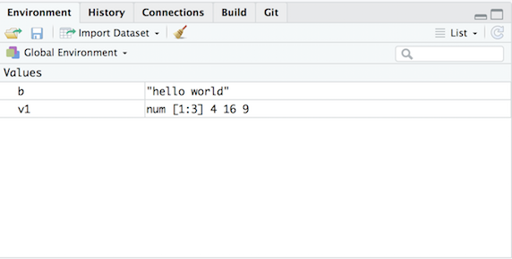 The Environment window